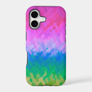 Pastel Blue and Pink Abstract