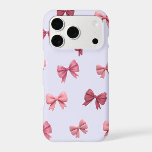 Pastel Blue Coquette Bow iPhone 17 Pro Case
