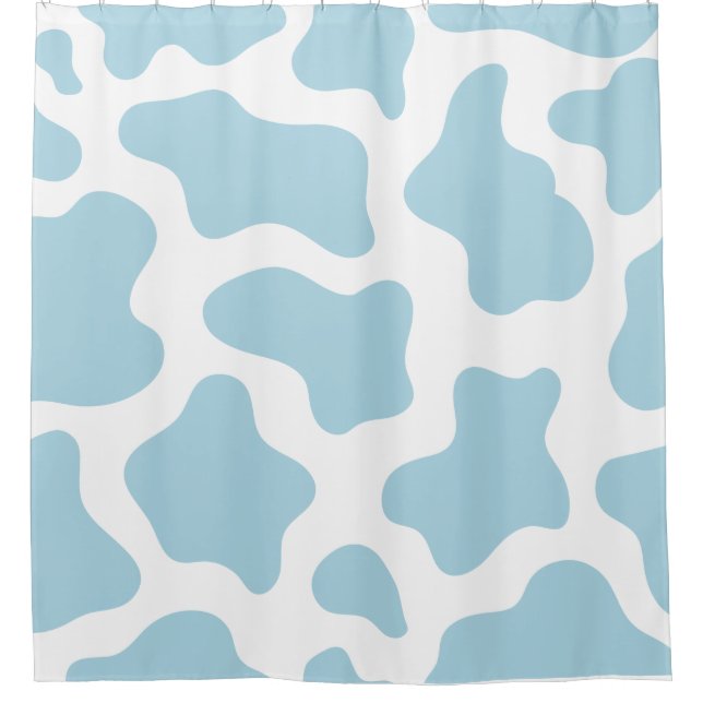 pastel blue cow print kawaii (Front)