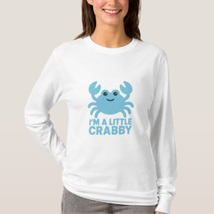 Pastel Blue Crab – Gentle “I’m a Little Crabby” T-Shirt