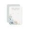 Pastel Blue Green Foliage Bunch Earring Display