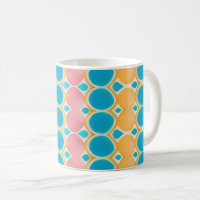 Pastel Blue, Pink & Yellow Circles