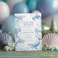 Pastel Blue Sea You Soon Under the Sea Baby Shower