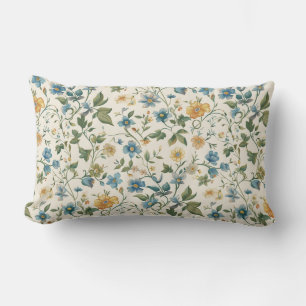 Pastel Blue Serenity Lumbar Pillow