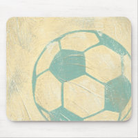 Pastel Blue Soccer Ball by Chariklia Zarris
