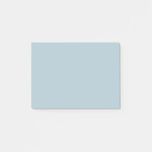 Pastel Blue Solid Colour Classic Elegant Post-it Notes