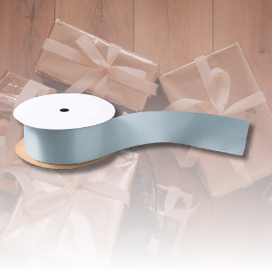 Pastel Blue Solid Colour Classic Elegant Satin Ribbon