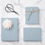 Pastel Blue Solid Colour | Classic | Elegant Wrapping Paper Sheet<br><div class="desc">Pastel Blue Solid Colour | Pastel Colours | Classic | Elegant | Trendy | Stylish | Professional Design</div>