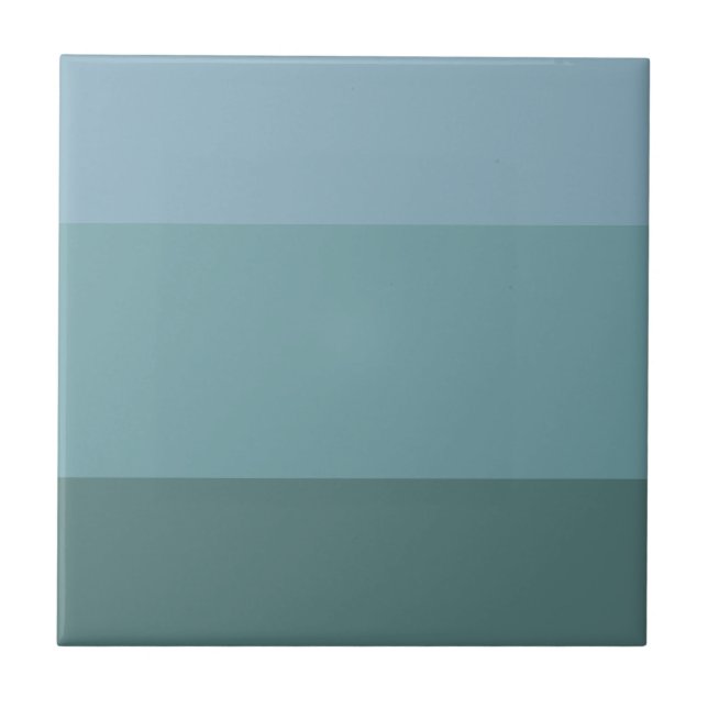 Pastel Blue Stripes  Tile (Front)