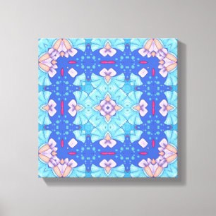 Pastel Blues Serenity Abstract Home Wall Art