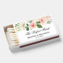Pastel Blush Pretty Pink Floral Botanical Wedding