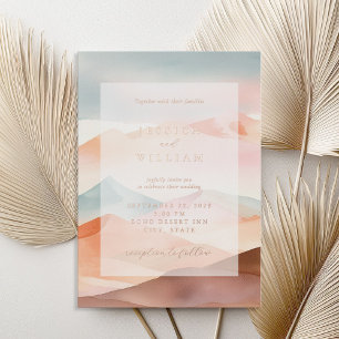 Pastel Boho Desert Wedding
