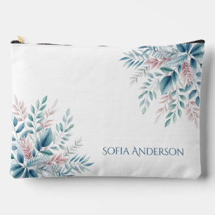 Pastel Botanical  Accessory Pouch