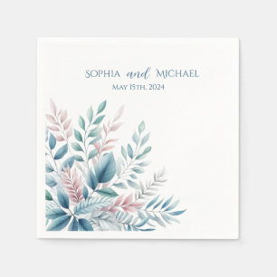Pastel Botanical Wedding- Napkins