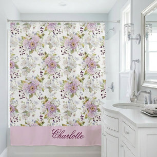 Pastel Botanical Wildflower Personalized Monogram