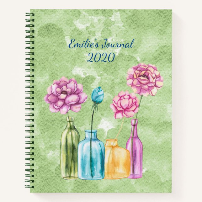 Pastel Botanicals Notebook (Front)