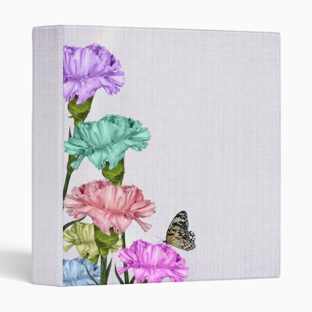 Pastel Bouquet Binder (Front/Spine)