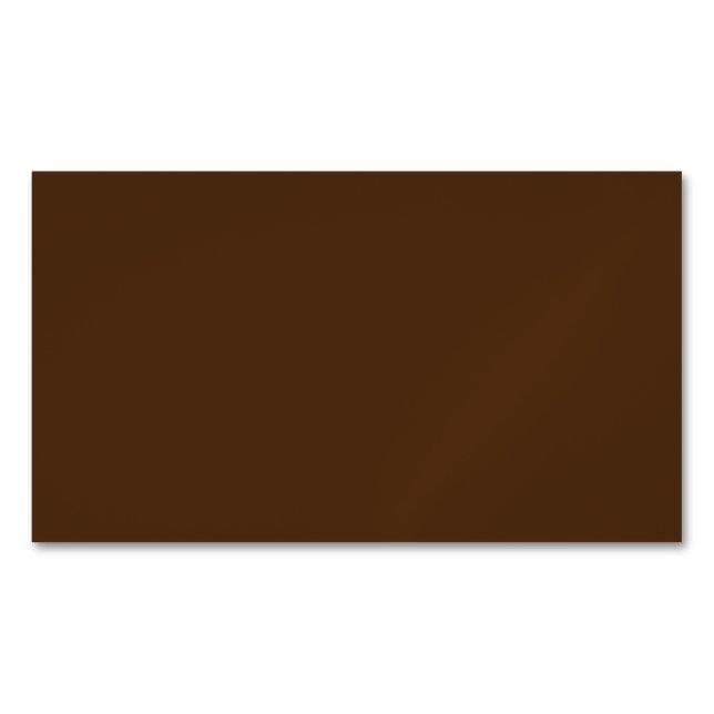 Pastel Brown,Pine Cone,Puce, Magnetic Business Card (Front)