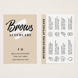 Pastel Brows - Fiche d'instructions sur le souffla