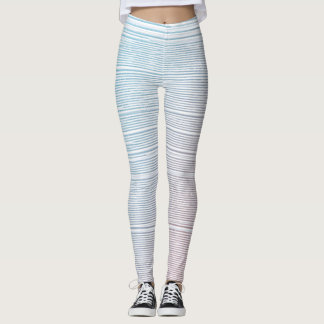 Pastel Brush Paint Textured Background Leggings