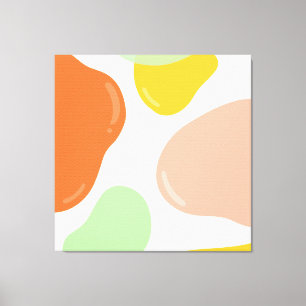 Pastel Bubbles Canvas Print