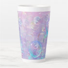 Pastel Bubbles on Lavender Latte Coffee Mug
