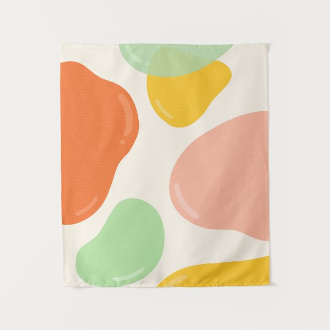 Pastel Bubbles Tapestry (Front)