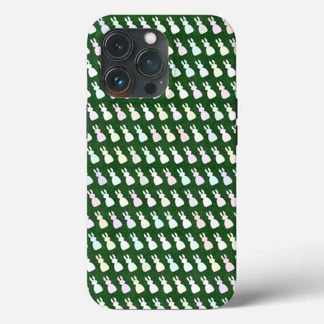 Pastel Bunnies with Grass Backdrop Case-Mate iPhone Case (Back)