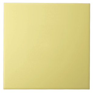 Pastel butter yellow background ready to customize tile