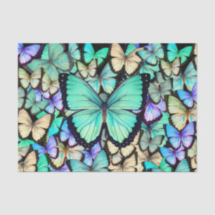 Pastel Butterflies Decoupage Tissue Paper