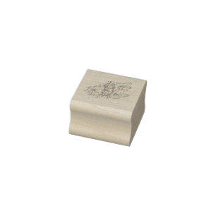Pastel Butterfly Birthday Garden Rubber Stamp