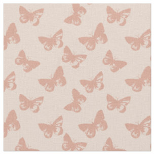 Pastel butterfly pattern fabric