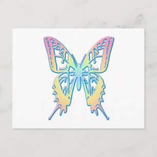 Pastel Butterfly Postcard
