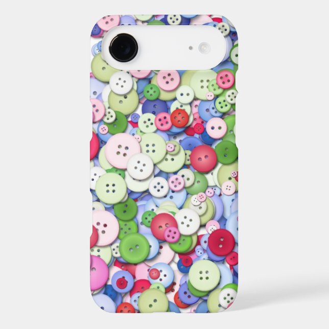 Pastel Button Pattern Case-Mate iPhone Case (Back)