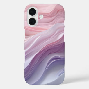 Pastel Calming Wave Pattern iPhone 16 Case