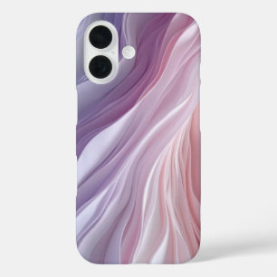 Pastel Calming Wave Pattern iPhone 16 Case
