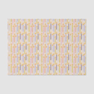 Pastel Candle Pattern - Whimsical tissue paper