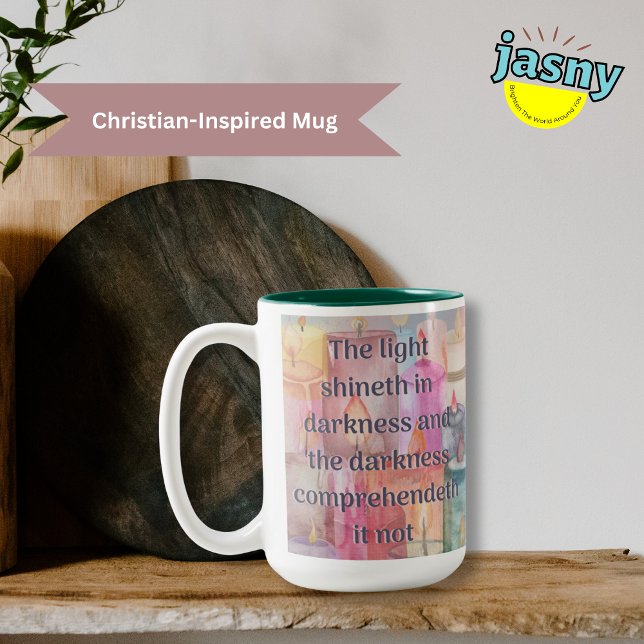Pastel Candle Scripture Mug (Creator Uploaded)