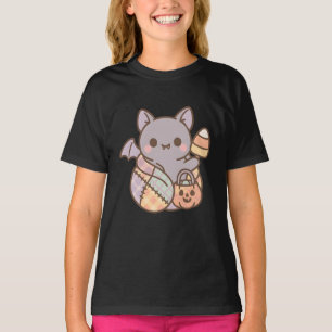 Pastel Candy Bat Kids T-Shirt Cute Kawaii