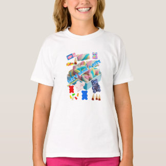 Pastel Candy Collage T‑Shirt T-Shirt