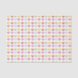 Pastel Candy Heart Hearts Valentine's Day Love Tissue Paper