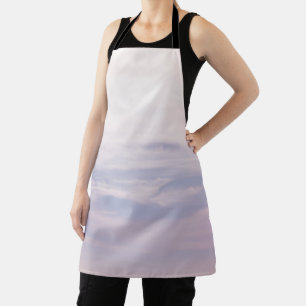 Pastel Caribbean Sunset Sky 2 #clouds #art Apron