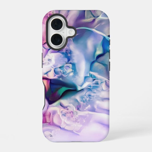 Pastel Cat Dreamscape  iPhone 16 Case (Back)