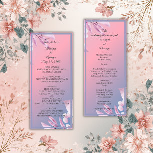 pastel cherry blossom sakura program & menu