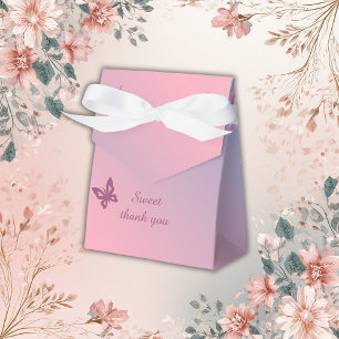 pastel cherry blossom sakura wedding  favor box