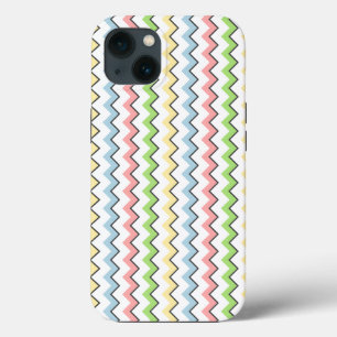 Pastel Chevron by Shirley Taylor iPhone 13 Case
