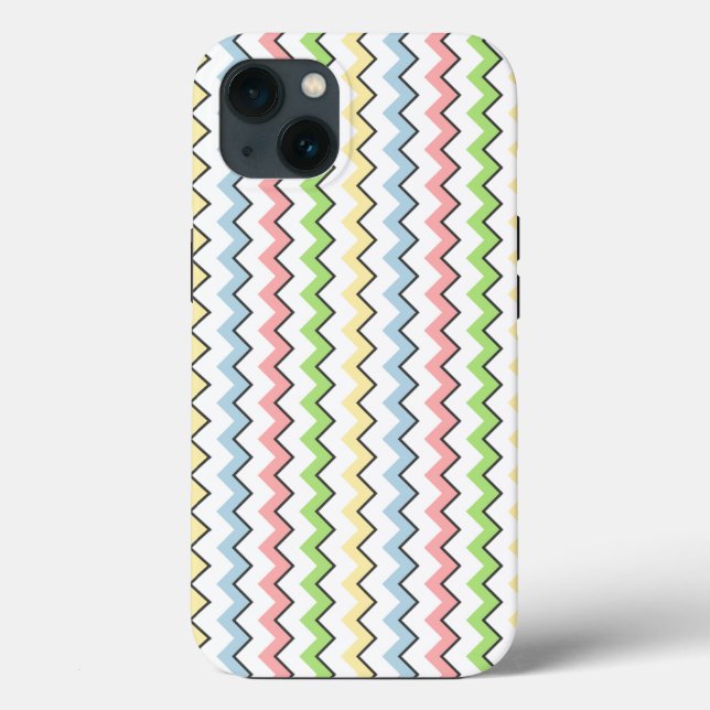 Pastel Chevron by Shirley Taylor Case-Mate iPhone Case (Back)