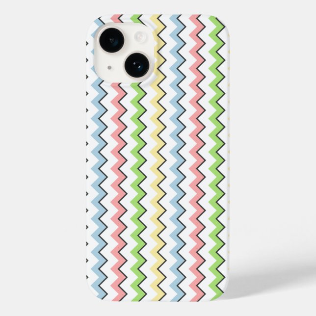 Pastel Chevron by Shirley Taylor Case-Mate iPhone Case (Back)