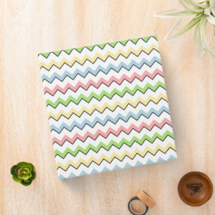 Pastel Chevron-Drop Shadow by Shirley Taylor Binder