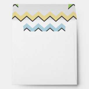 Pastel Chevron-Drop Shadow by Shirley Taylor Envelopes